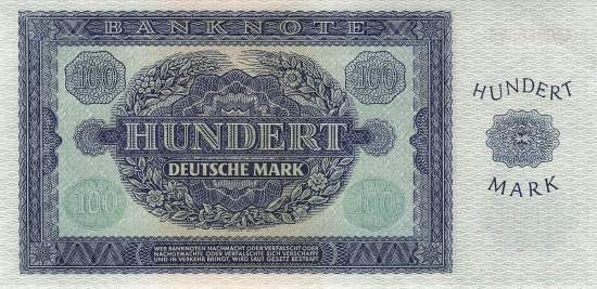 100 Mark 1948 ro,346 C